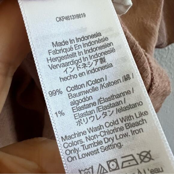 Madewell Knit Lightspun Camp Shirt Neutral Boxy Button Front XS - Picture 4 of 6